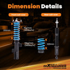 24 Way Adjustable Coilovers Kit for Toyota Sienna (2011-2020)