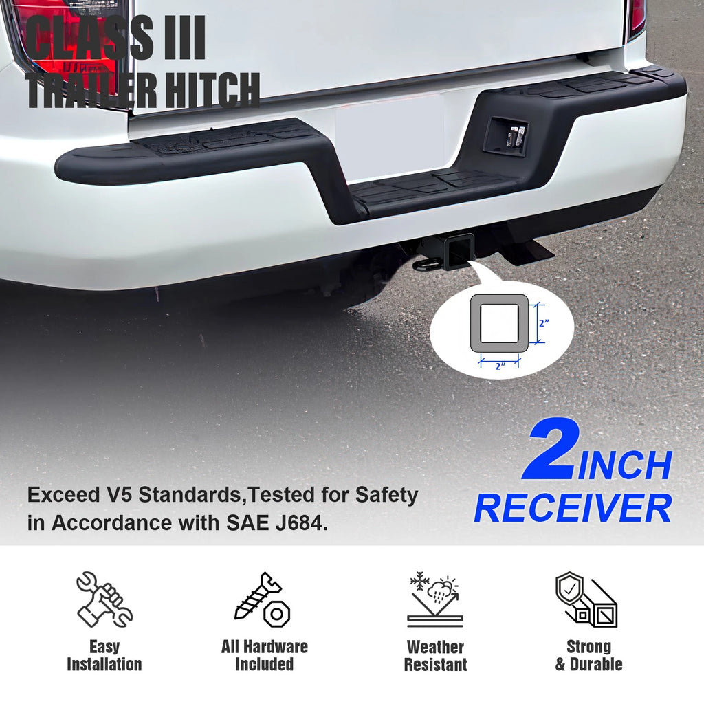 2 Inch Trailer Towing Hitch for Honda Ridgeline (2006-2014)