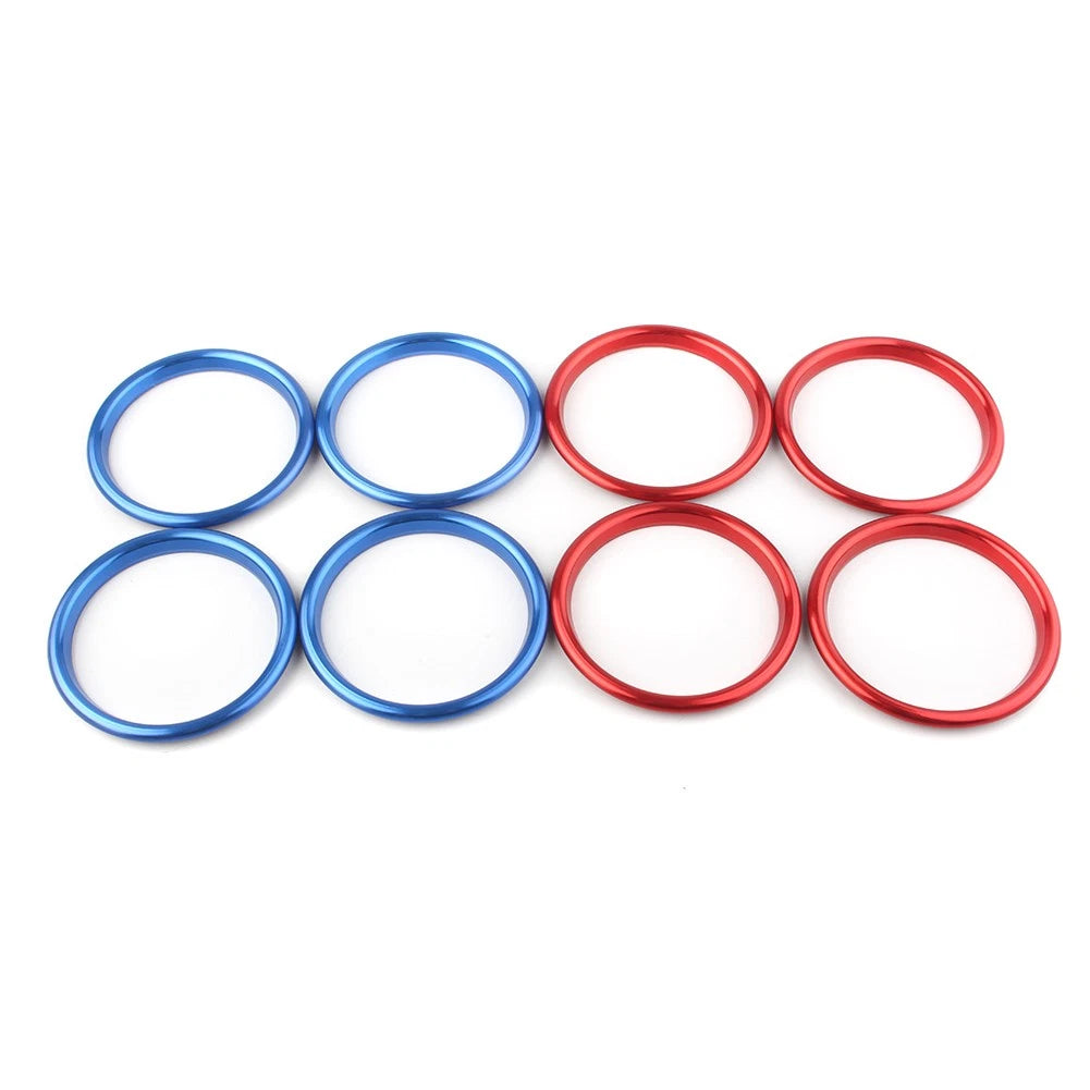 Set of 4 Interior Dashboard Air Vent Outlet Ring Cover Trim for Audi A3/S3 Q2L (2012–2019)