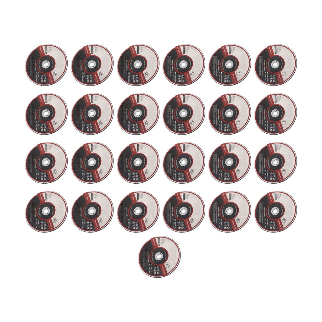25 Pack Metal and Stainless Steel Cut Off Wheels for Die Grinders (4"x1/16"x3/8")
