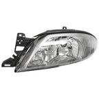 LH+RH Dark Grey Headlights for Ford Falcon AU Series 3 (2001 - 2002)