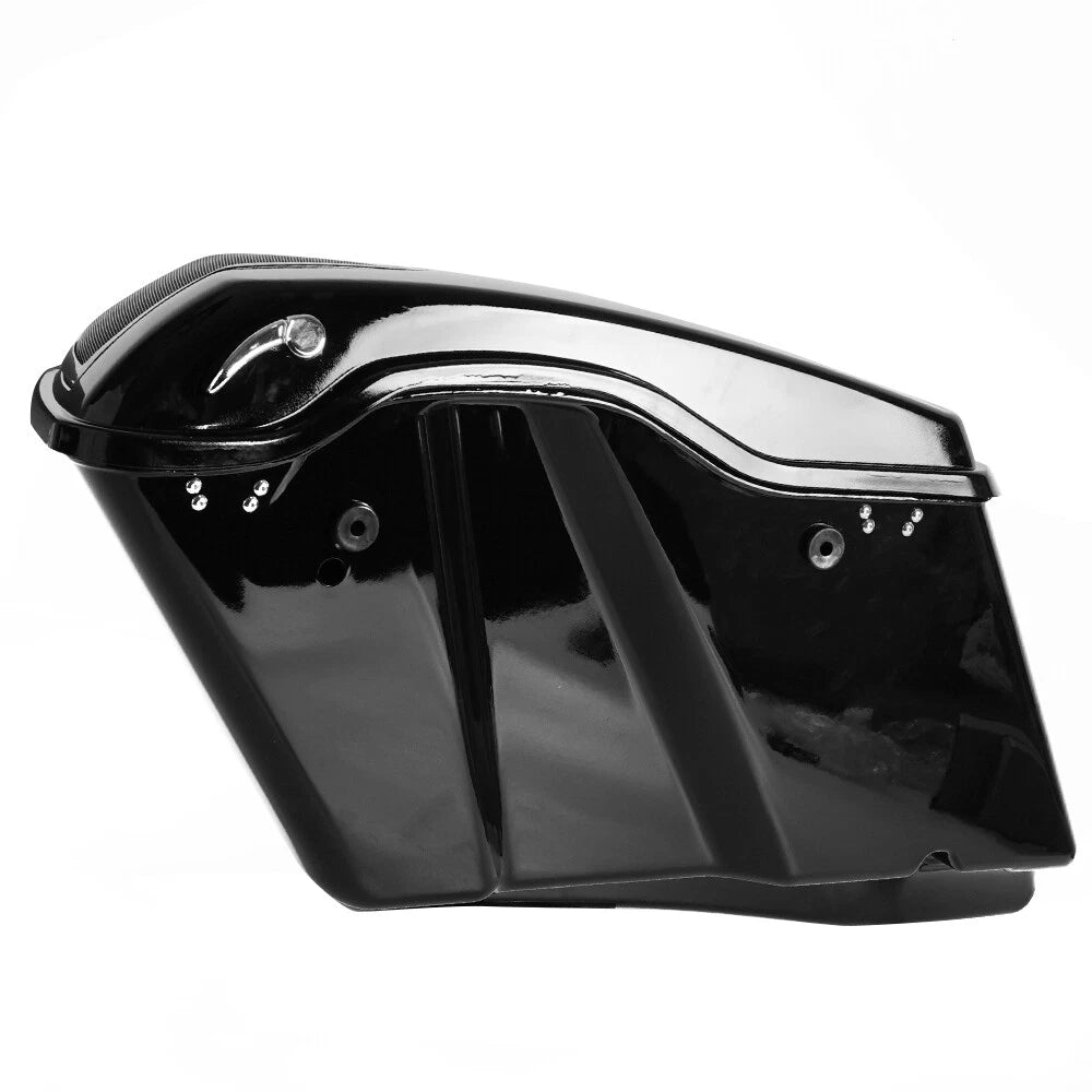 4" CVO Stretched Extended Hard Saddlebags w/ 5x7" Speaker Lid for Harley (2014–2023)