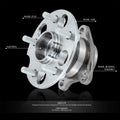 Set of 2 Rear Wheel Bearing Hubs for Highlander Venza RX330 RX350 RX400h (2004–2016)