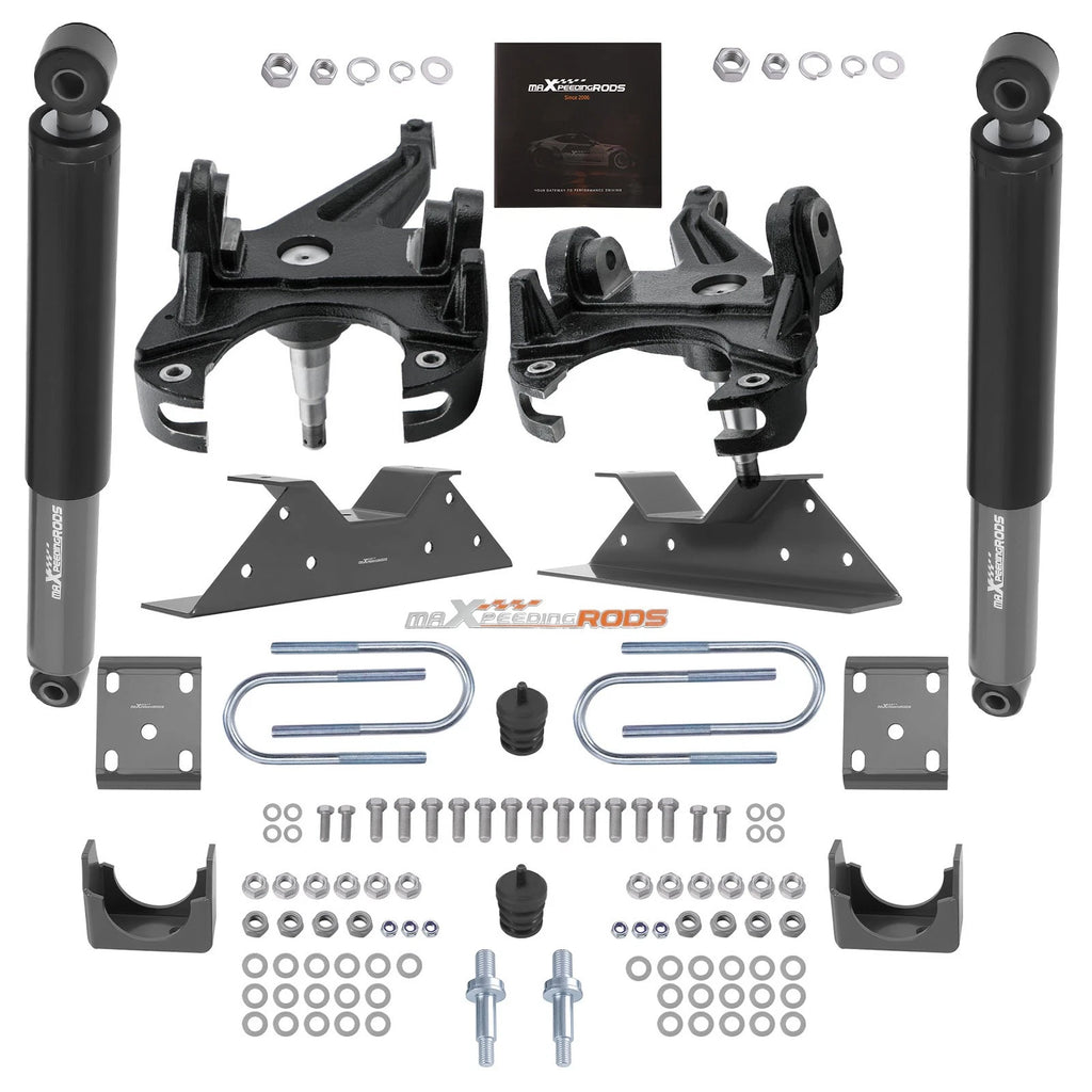 3" Front 6" Rear Suspension Drop Kit for Chevy GMC C10 C1500 (1973–1987)