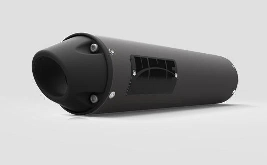 HMF Blackout Slip On Exhaust Pipe for Honda Recon 250 (1997–2021)