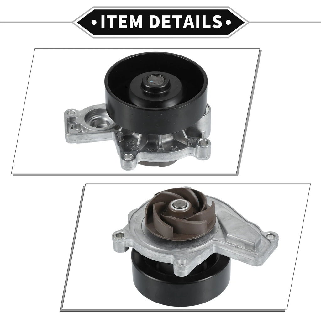 Engine Water Pump for BMW X1 X2 Mini Cooper (2016–2023) No. 11518623574/11518601366