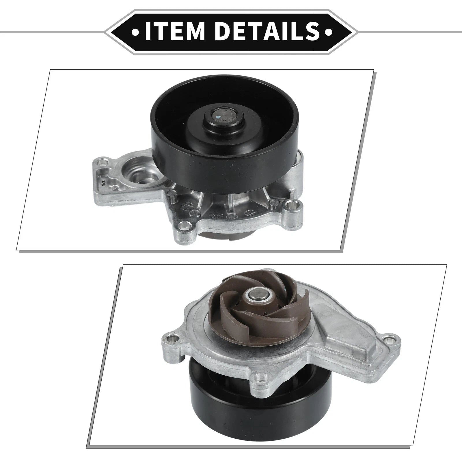 Engine Water Pump for BMW X1 X2 Mini Cooper (2016–2023) No. 11518623574/11518601366
