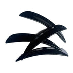 4 x Black Wheel Eyebrow Arch Protector Lip Strips for Universal Car Truck