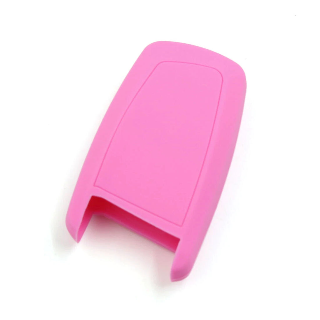 Pink Silicone Key Fob Cover for BMW 1 3 5 7 Series (2000–2023)