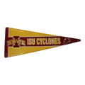 Aluminum Pennant Sign for Iowa State University ISU Cyclones (9" x 22")