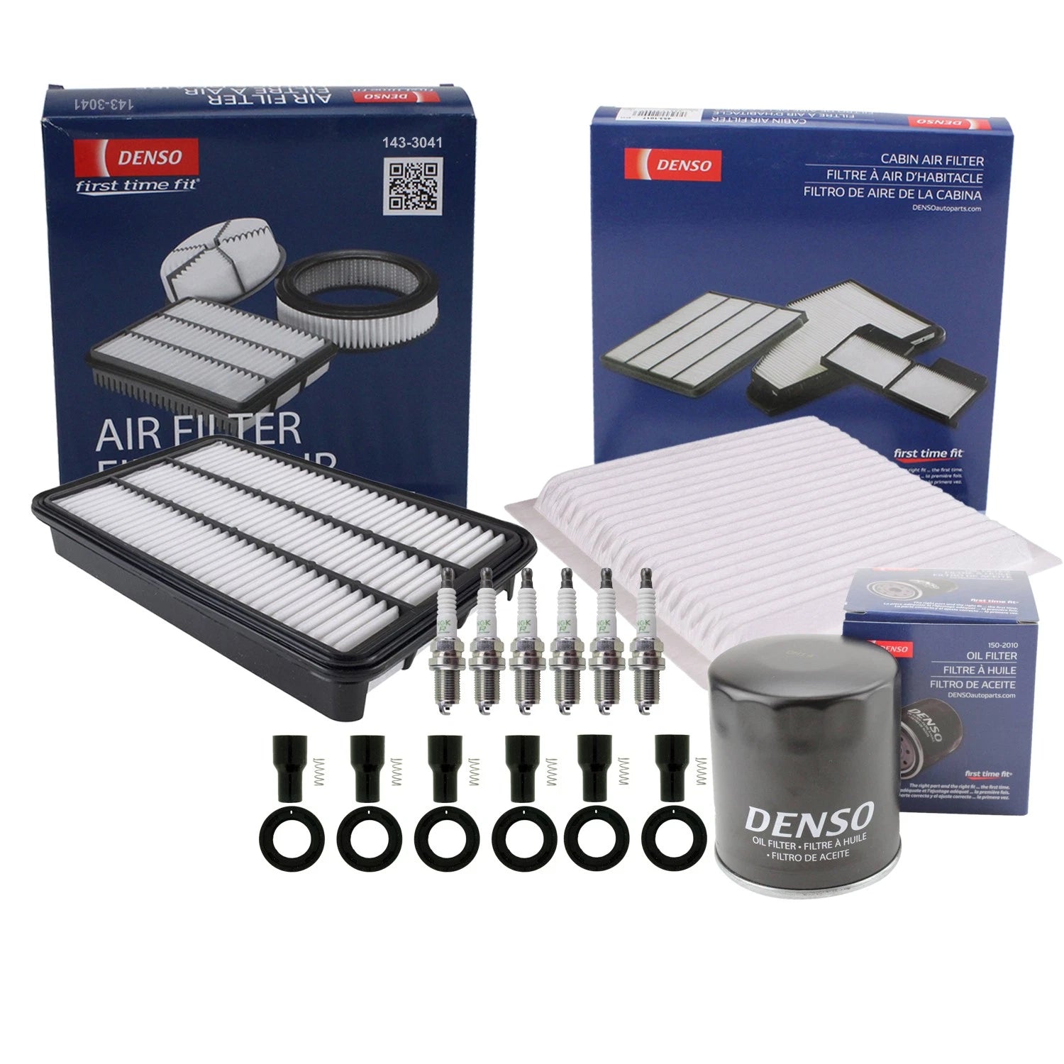 Tune Up Kit with NGK 6 Spark Plugs & Boots for Lexus RX300 (1999–2003)