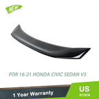 Glossy Black Highkick Duckbill Spoiler for Honda Civic (2016–2021)