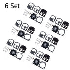 Set of 6 Carburetor Repair Kits for ZAMA RB-5 RB-7 RB-11 RB-14 C1S-S1 S1A S1B S1C