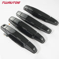 Set of 4 Black Door Handles for Escalade, Silverado 1500, Suburban (2009–2013)