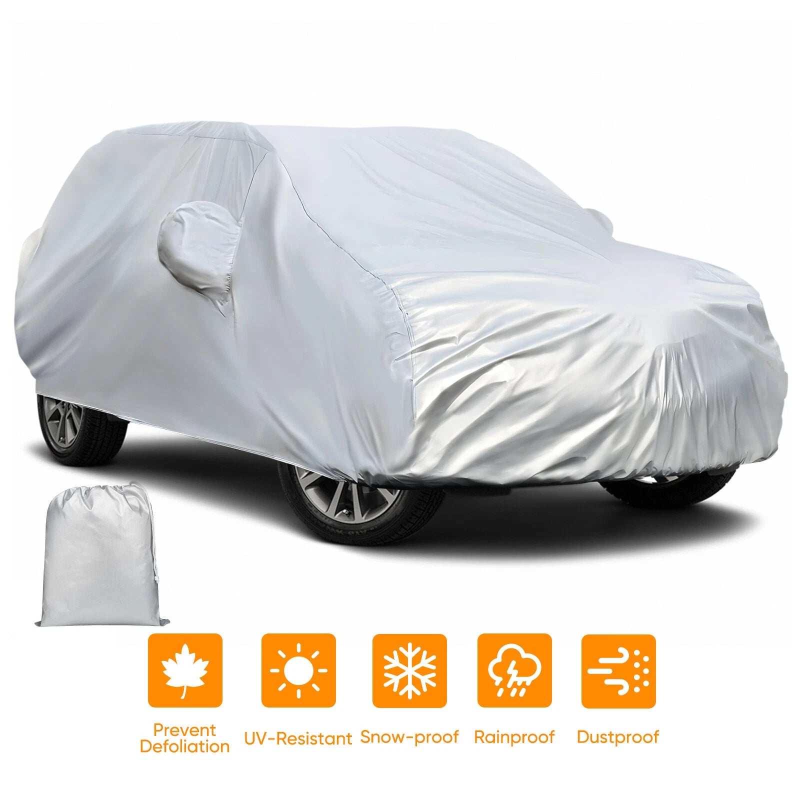 3XL Waterproof SUV Car Cover for GMC Yukon (2015–2023) - UV Dust Rain Protector