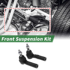 6 Pcs Front Outer Tie Rod Ends & Ball Joints for Dodge Dakota (2000-2004)