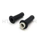 2X 7/8" Rubber Handlebar Hand Grips for Motorcycle Cafe Racer (US)