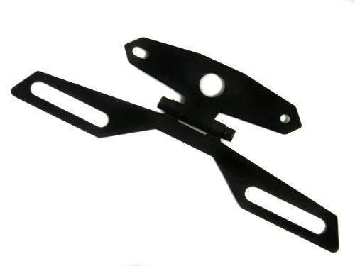 Folding License Plate Mount Bracket for Motorcycle Dual Sport