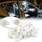 50 x T10 8SMD LED Interior Light Bulbs Super White