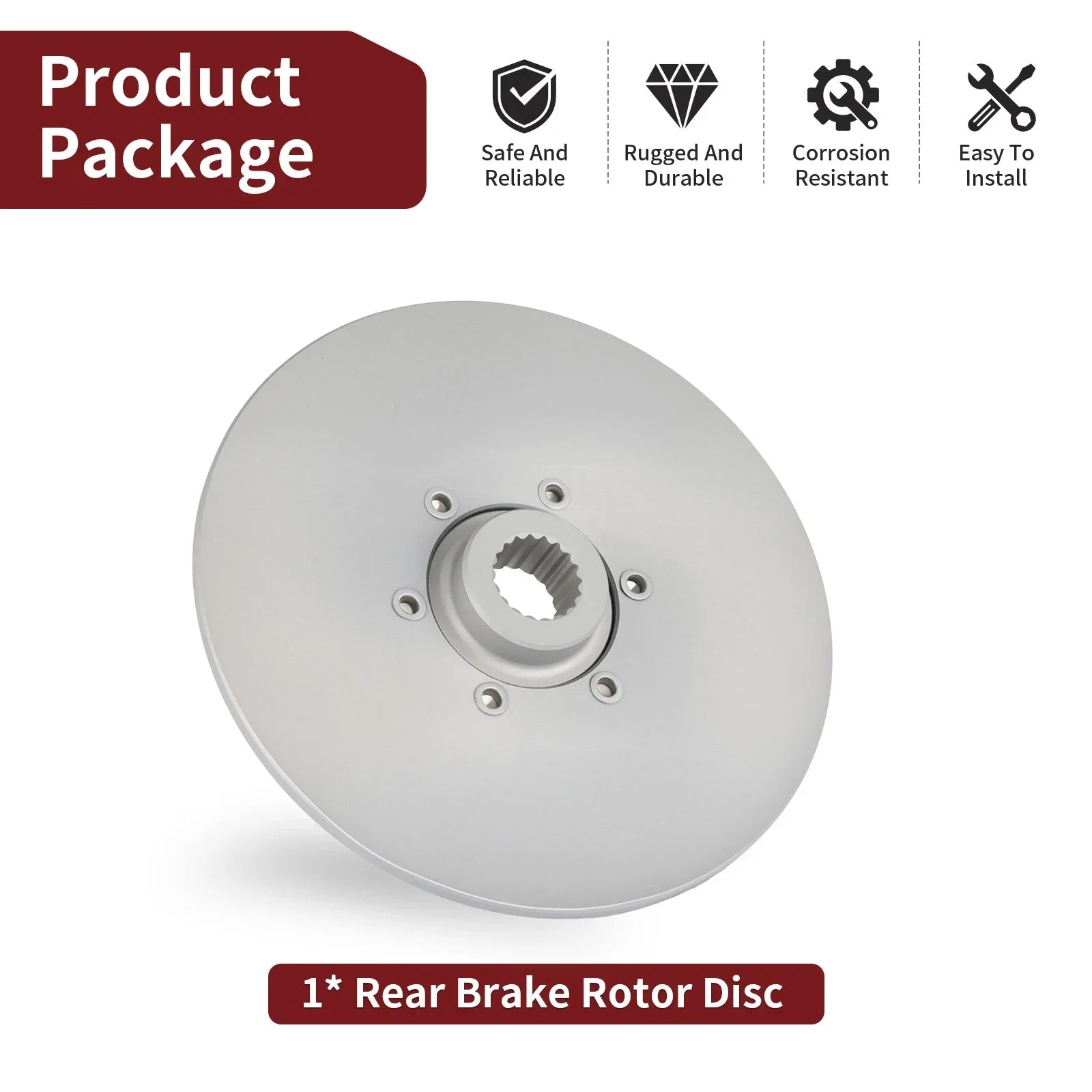 Rear Brake Rotor Disc for Polaris Trail Blazer 250 (1994–1998)