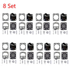 Set of 8 Carburetor Repair Kits for ZAMA RB-149, Jonsered CS2234, CS2238