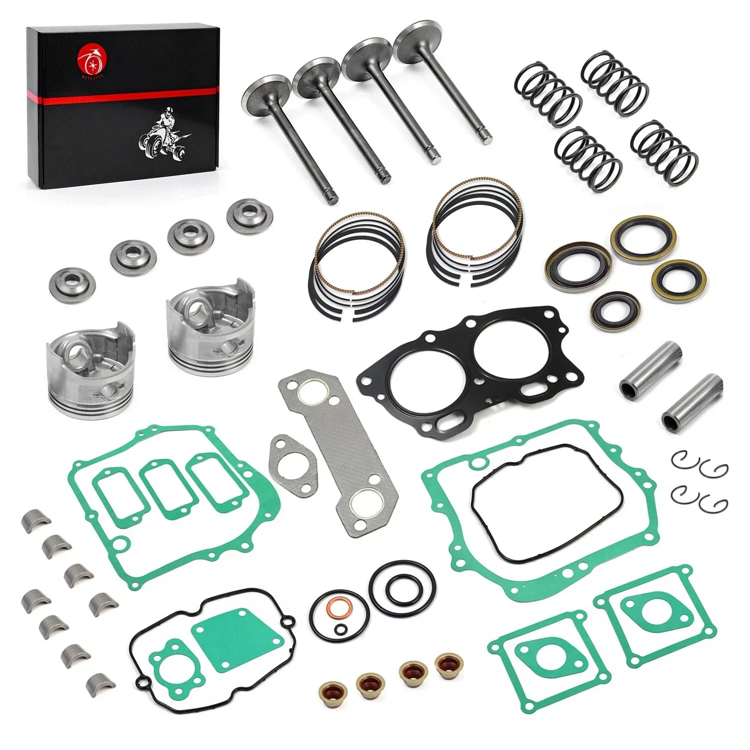 Piston Intake Exhaust Valve Gasket for EZGO Golf Cart EH35C