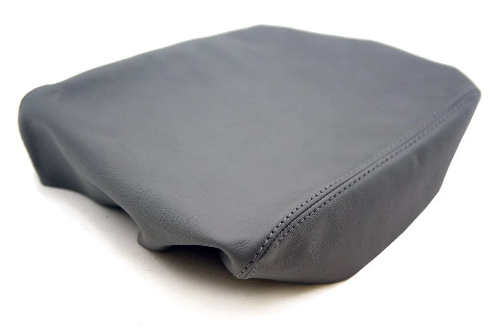Center Console Armrest Cover for Toyota Tacoma (2005–2015) Gray Leather