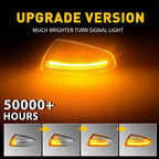 Dynamic Amber LED Mirror Lights for Mercedes Benz W204 S204 W639 Viano Vito