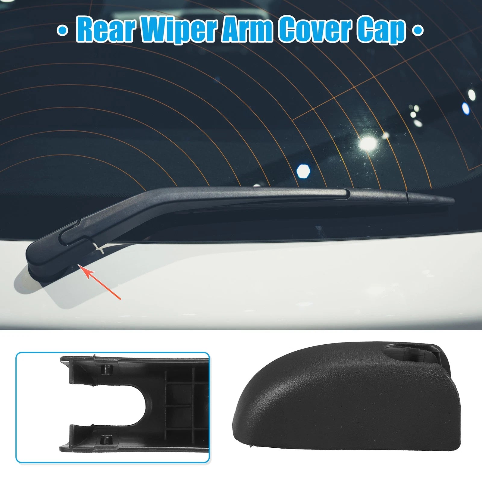 Wiper Arm Nut Cover Cap for Toyota RAV4 (2006–2020)