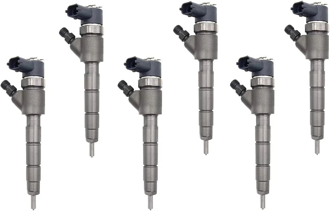 Set of 6 Fuel Injectors for Mitsubishi D06FR SY245/265 0445110603 0445110661