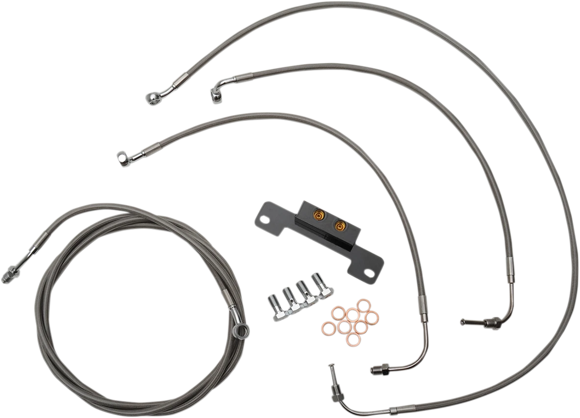 Handlebar Cable/Brake Line Kit for LA Choppers Ape Hanger (18"-20")