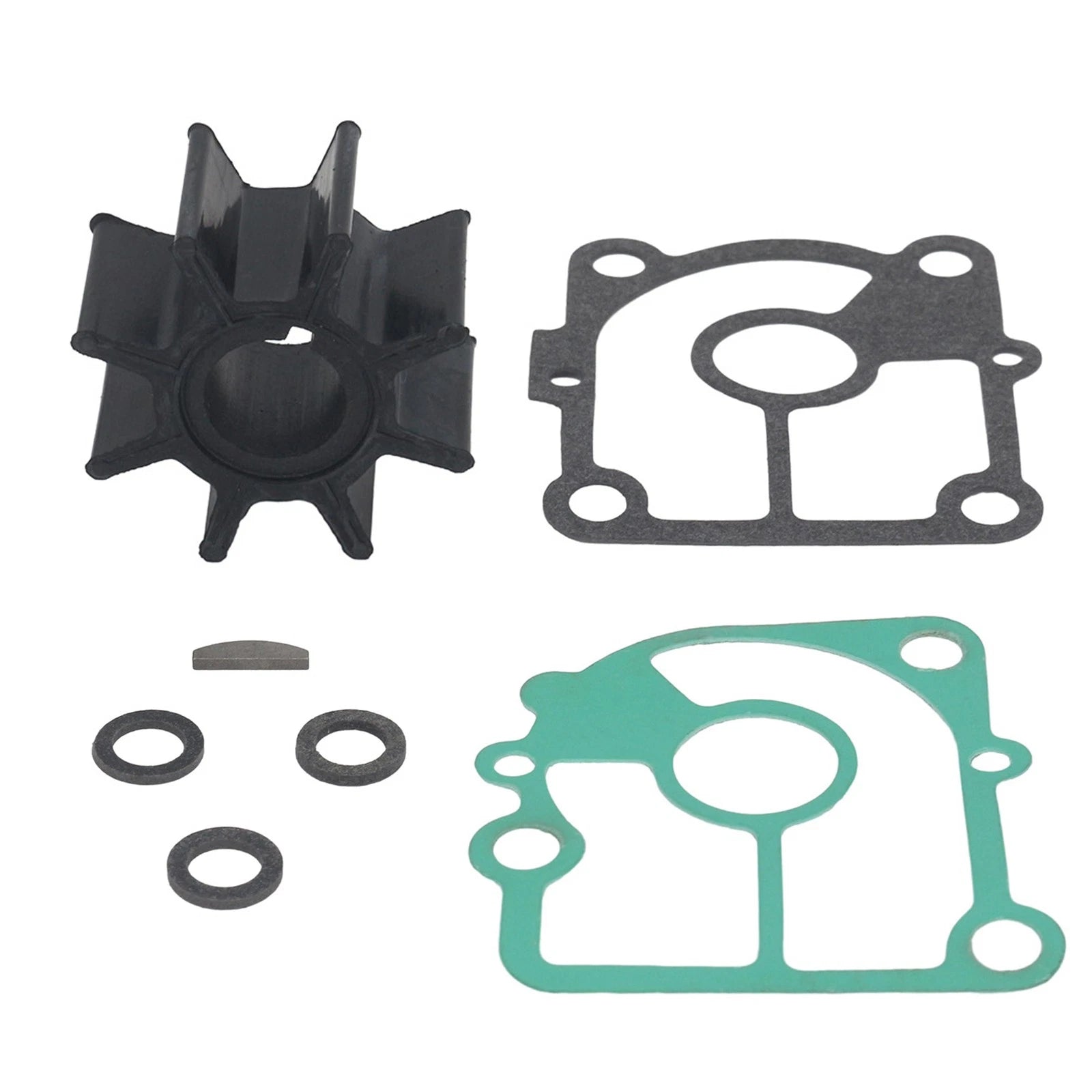 Outboard Water Pump Impeller & Gasket for Mercury Mariner (8M0135803, 8M0135806)