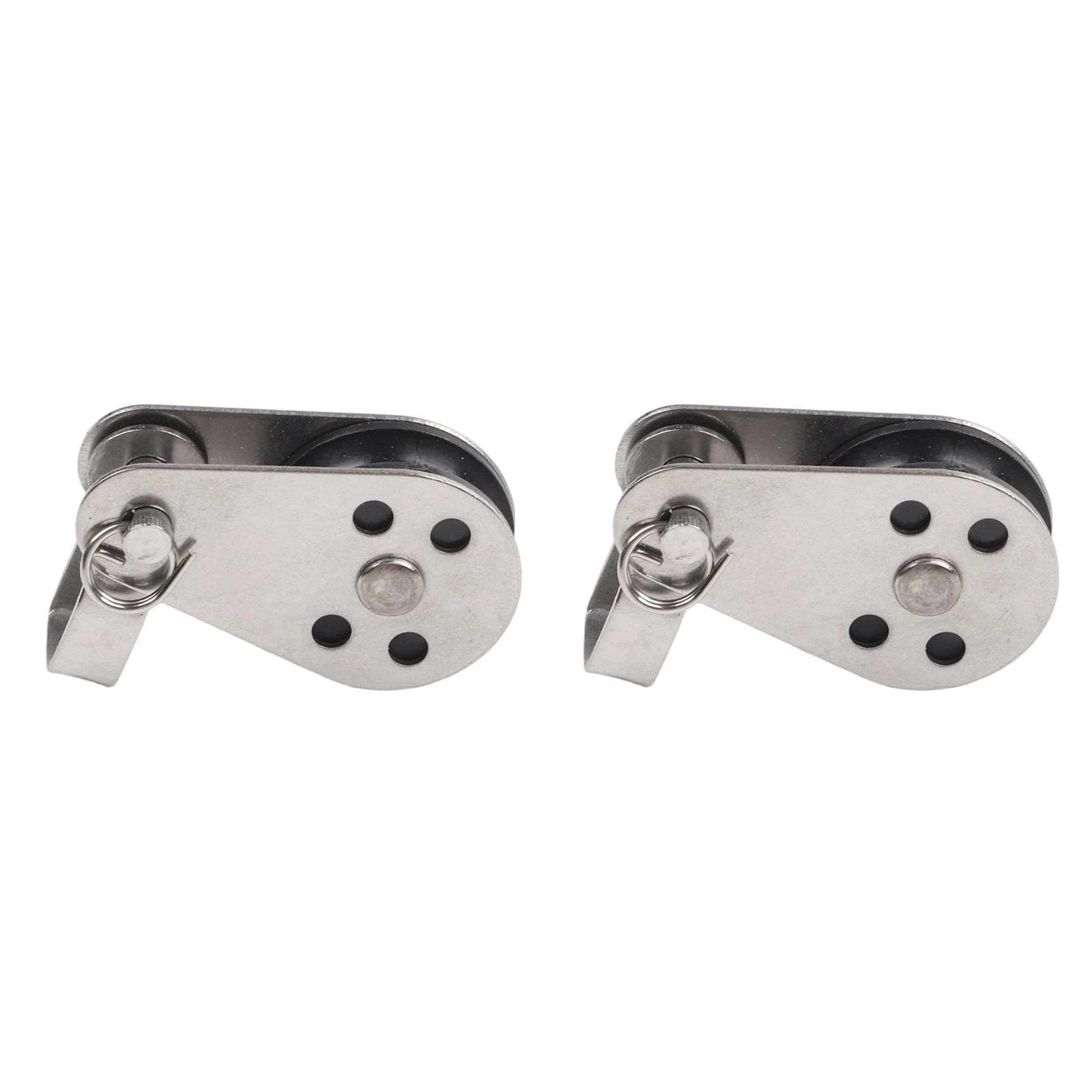 Set of 10 Stainless Steel Pulleys for Boating and Kayaking (N/A)