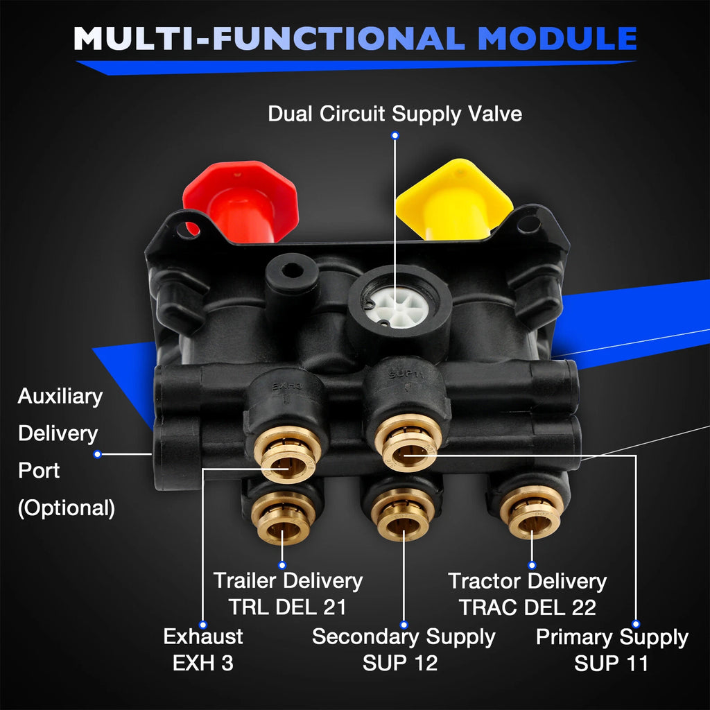 MV-3 Dash Air Brake Control Valve for Freightliner Peterbilt (800257)