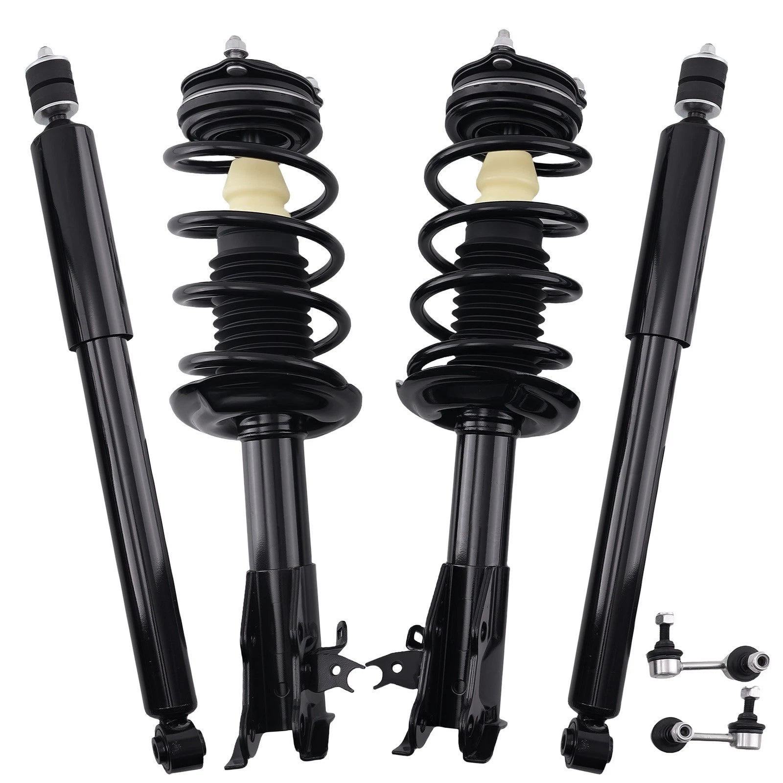 6PCS Complete Struts Shocks Sway Bar Kit for Honda Civic (2006–2011)