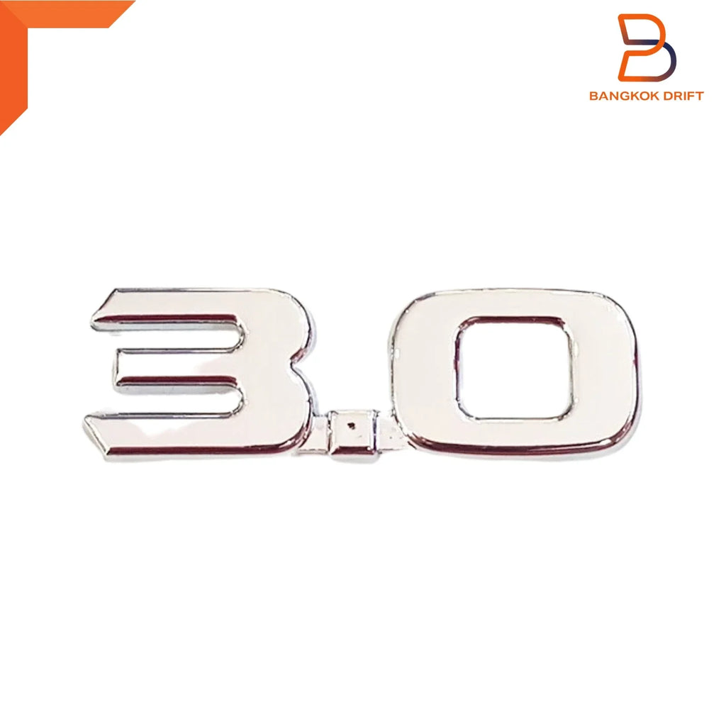 3.0 Chrome Front Door Logo Emblem Badge for Toyota Hilux Vigo (05-20)