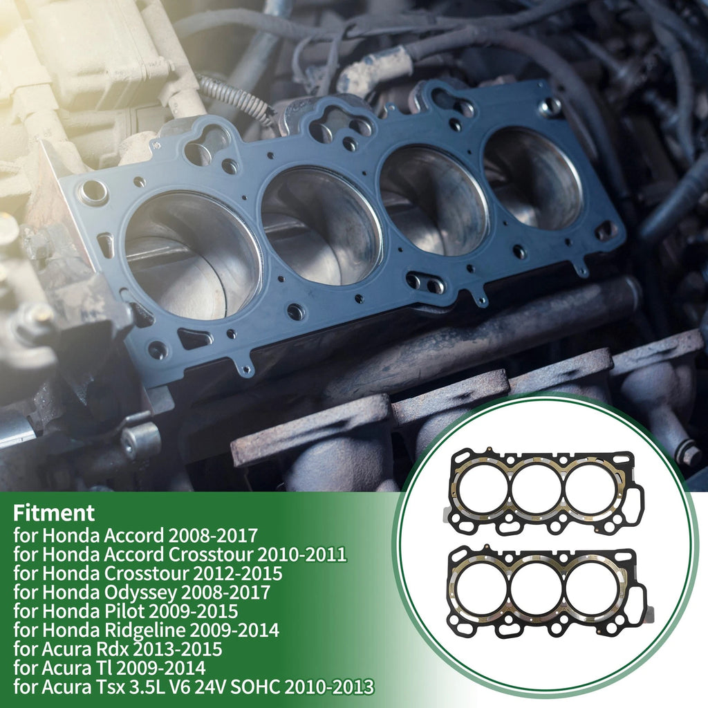 Set of 2 Cylinder Head Gaskets for Honda Accord (2008–2017) No. 12261R70A01
