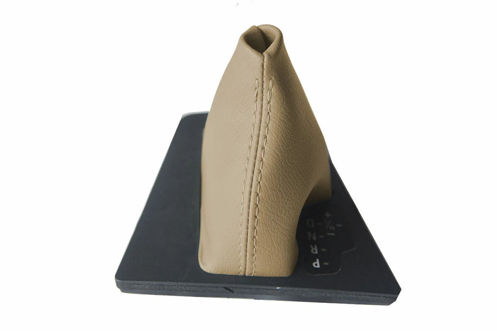 Leather Automatic Shift Boot Cover for BMW E60 (2004–2007) Beige