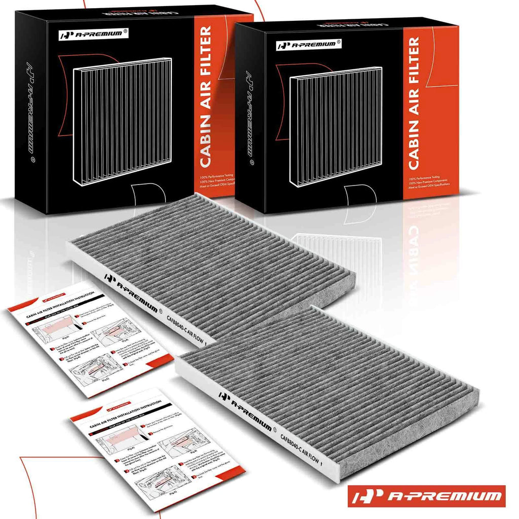 2-Pack Activated Carbon Cabin Air Filter for Cadillac DeVille DTS Buick (201–201)