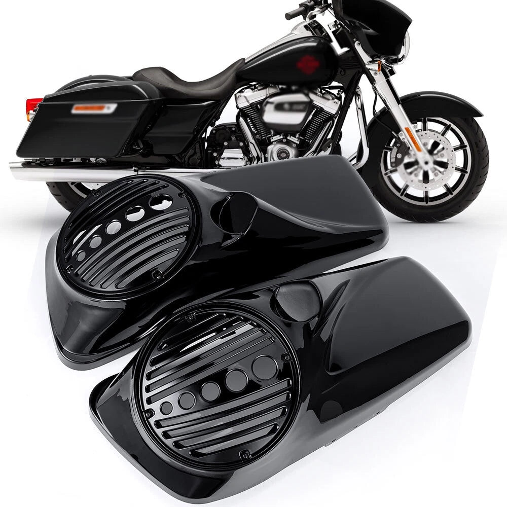 8" Speaker Lids with Tweeter Port for Harley Touring FLHT (2014–2023)