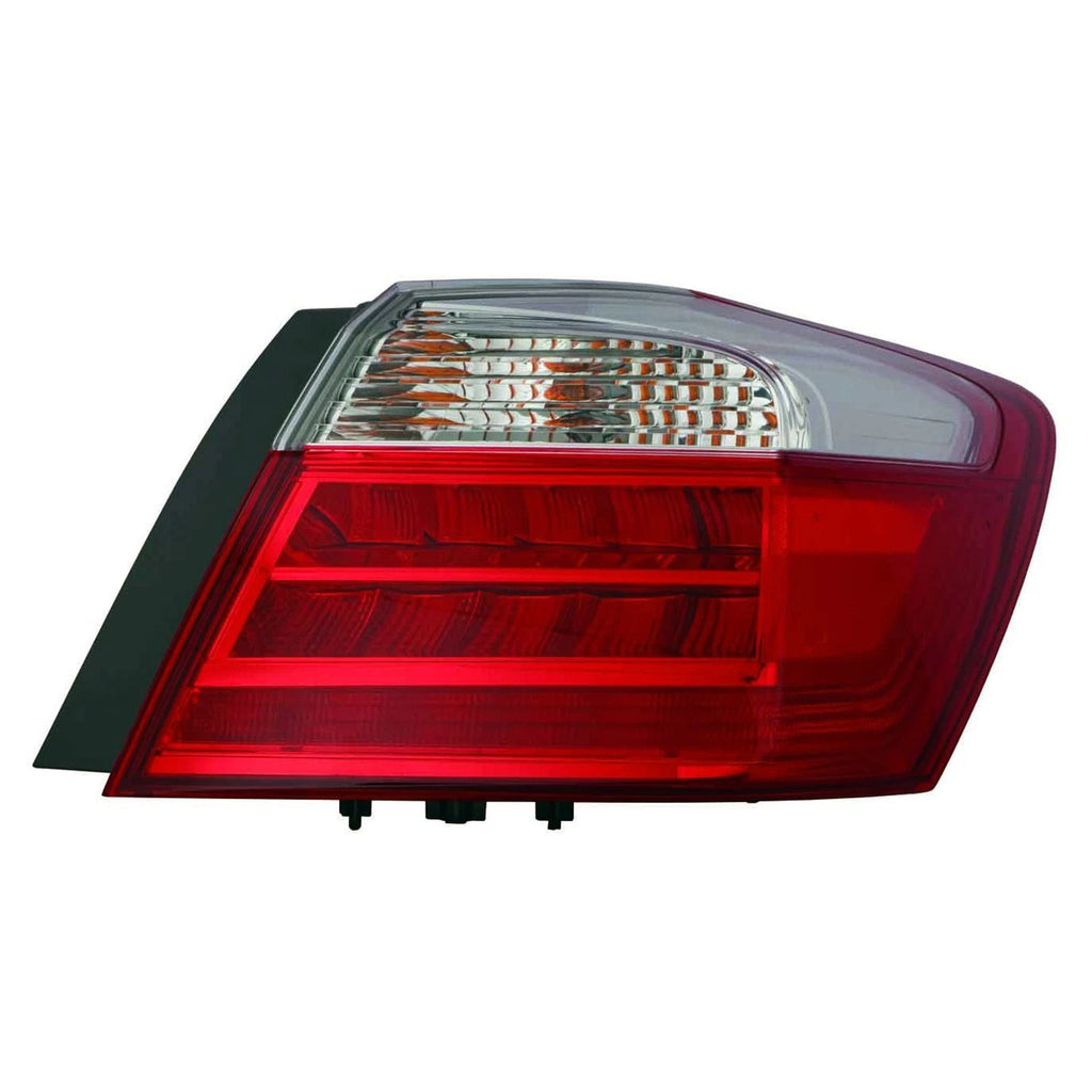 Replacement Passenger Outer LED Tail Light Assembly for 2013-15 Honda Accord