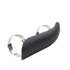 Universal Exhaust Muffler Heat Shield Cover for Car - Black/Silver Clamp