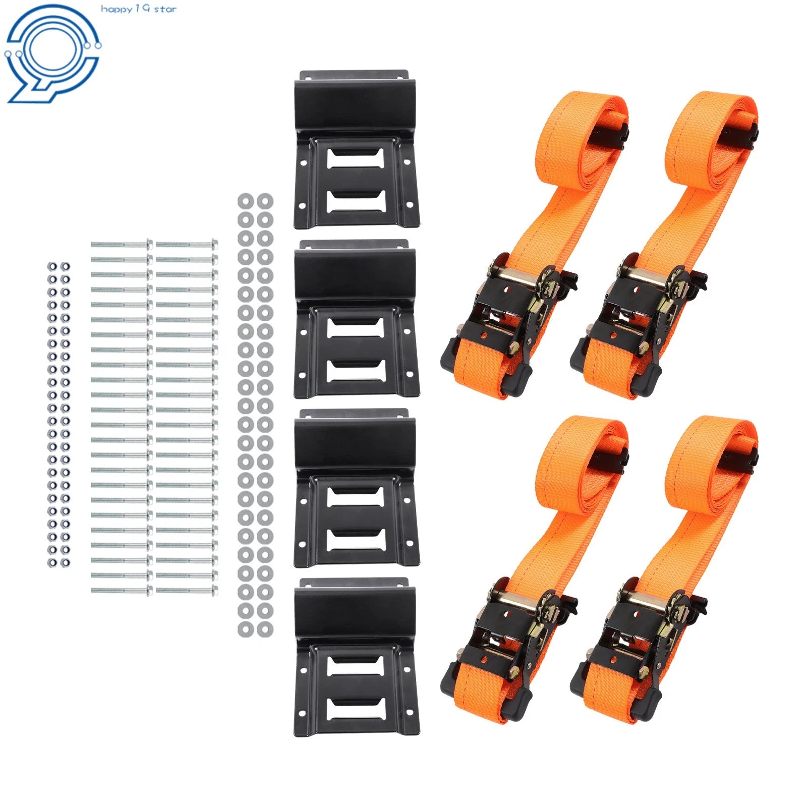 Heavy Duty Wheel Chock Tie Down Kit for Trailer 