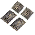 10pcs Antique Embossing Hinges for Wooden Box Jewelry Cabinet