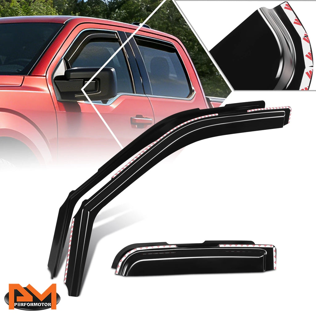 Tape-on Side Window Visors for Honda Accord Coupe (1998–2002)