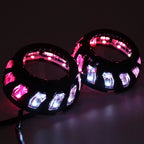 Angel Demon Eyes Headlight DRL Lamp Retrofit for Car 3 Inch Projector