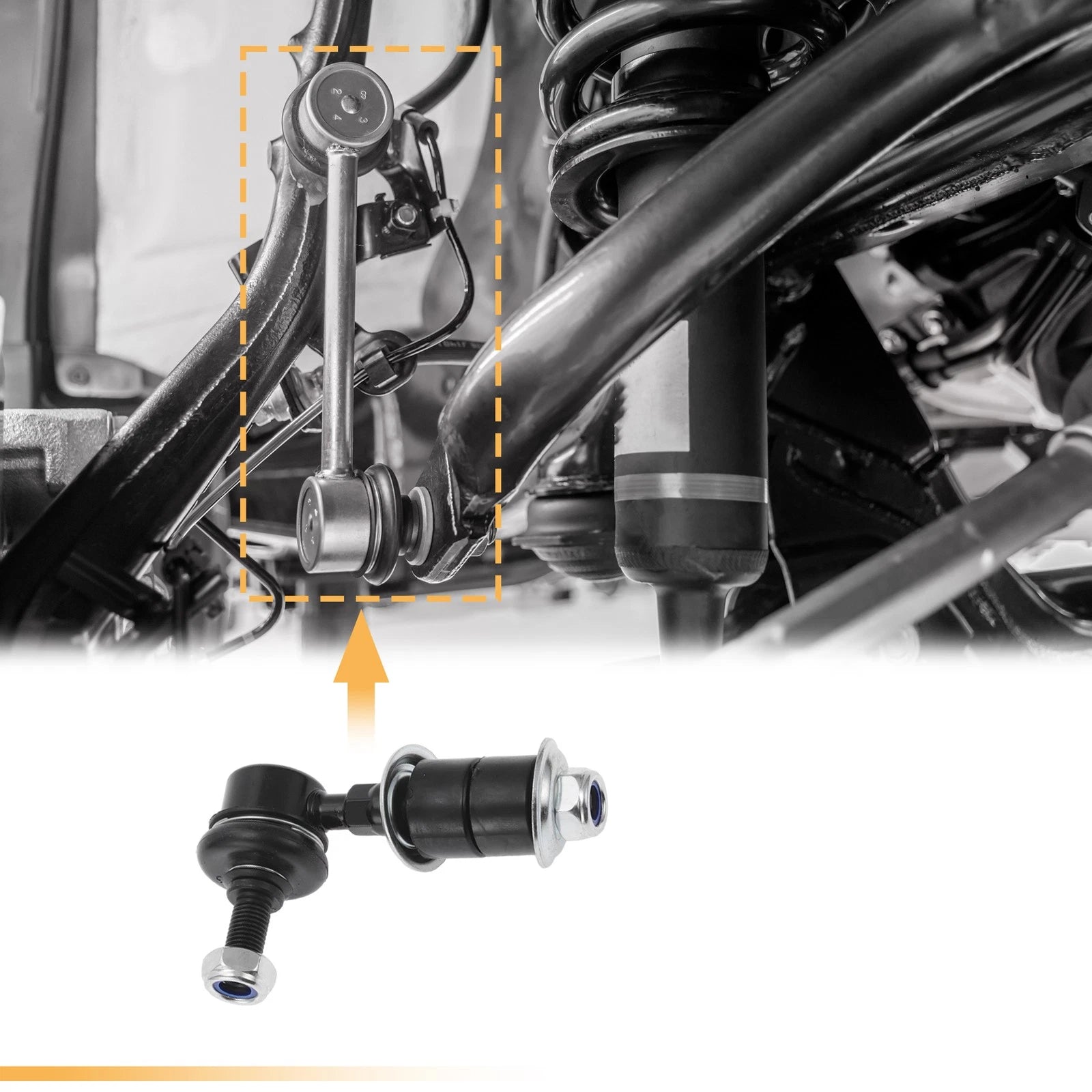 2X Front Stabiliser Sway Bar Link for Mitsubishi Outlander (2003–2006)