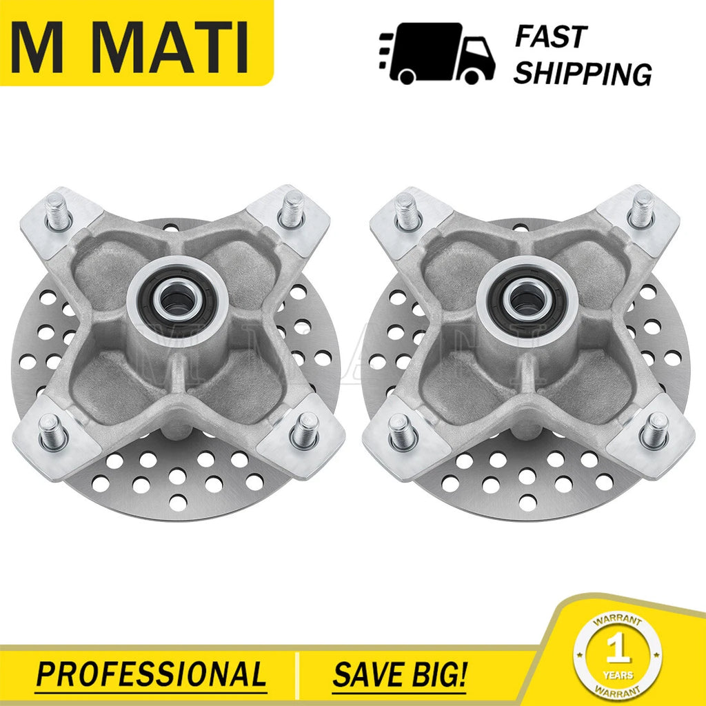 Front Wheel Hub Rotor w/ Bearings & Studs for Yamaha Raptor 660R (2001–2005)