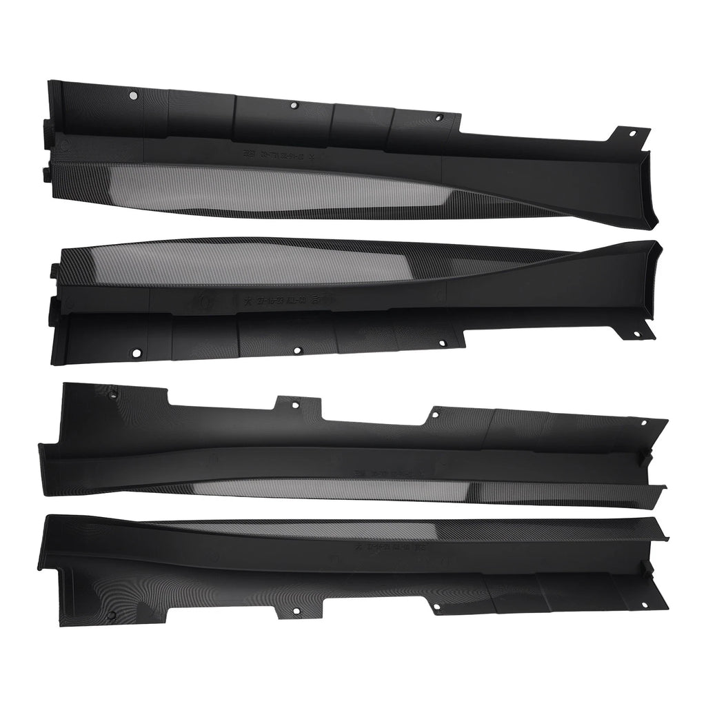 Carbon Fiber Look ZL1 Side Skirts for Chevy Camaro RS SS (2016–2022) Pair