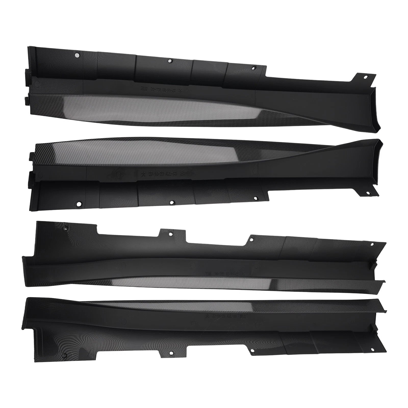 Carbon Fiber Look ZL1 Side Skirts for Chevy Camaro RS SS (2016–2022) Pair